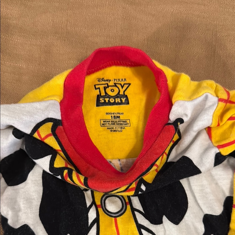 Toy Story Cowboy Costume Pajama Set - Picture 2 of 2